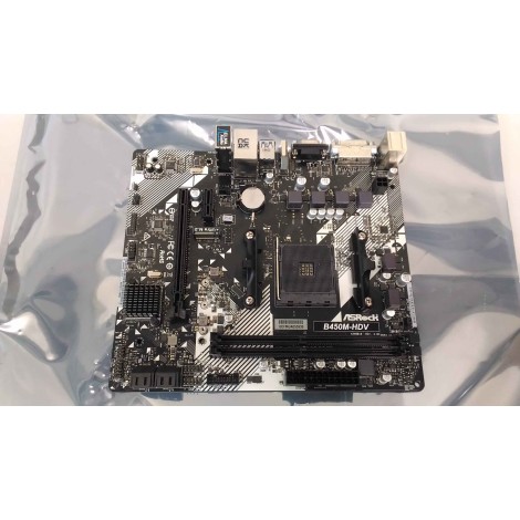 SALE OUT. ASRock B450M-HDV R4.0 B450/2DDR4/4SATA3 | ASRock B450M-HDV R4.0 | Processor family AMD | Processor socket AM4 | DDR4 DIMM | Memory slots 2 | Supported hard disk drive interfaces 	SATA, M.2 | Number of SATA connectors 4 | Chipset AMD Promontory B
