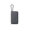 Xiaomi Power Bank 20000mAh (Integrated Cable), Dark Gray | Xiaomi