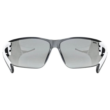 Okulary rowerowe UVEX Equate, white matt/mir.silver