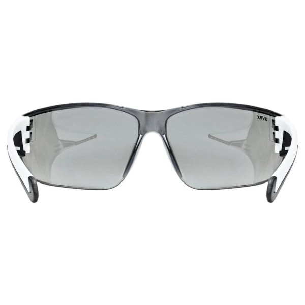 Okulary rowerowe UVEX Equate, white matt/mir.silver