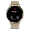 Garmin 010-02785-55 smartwatch / sport watch 3.05 cm (1.2") AMOLED 41 mm Digital 390 x 390 pixels Touchscreen Gold Wi-Fi GPS (satellite)
