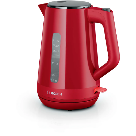 Bosch Kettle | TWK1M124 | Electric | 2400 W | 1.7 L | Plastic | 360° rotational base | Red