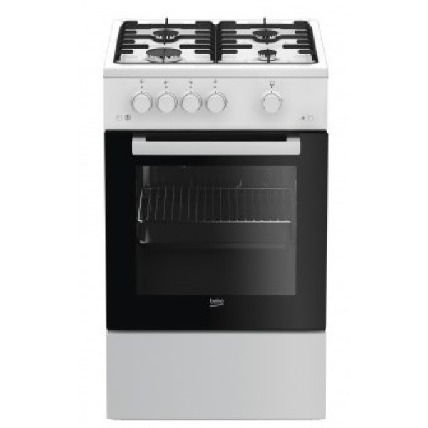 Beko FSG52020FW cooker Freestanding cooker Gas ...