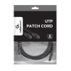 PATCH CABLE CAT6 UTP 3M/BLACK PP6U-3M/BK GEMBIRD