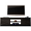 RTV GRANERO 200x56.7x35 black/black gloss cabinet