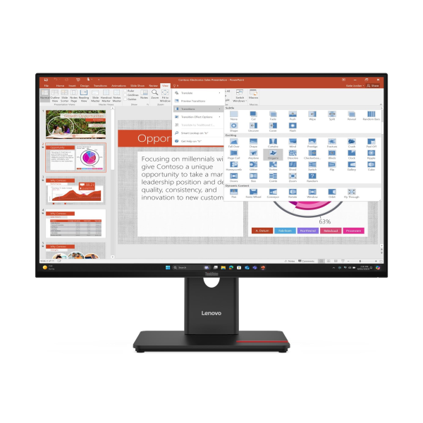 Lenovo ThinkVision T27-40 27 1920x1080/16:9/USB-C/3Y Warranty ...