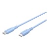 Goobay USB-C Silicone Cable, 1.5 m, blue