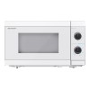 Sharp | Microwave Oven with Grill | YC-MG01E-C | Free standing | 800 W | Grill | White