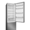 Midea Refrigerator | MDRB600MME46 | Energy efficiency class E | Free standing | Combi | Height 201 cm | No Frost system | Fridge net capacity 313 L | Freezer net capacity 130 L | Display | 35 dB | Stainless steel