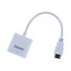 Savio CL-27 video cable adapter 0.2 m VGA (D-Sub) HDMI Type A (Standard) White