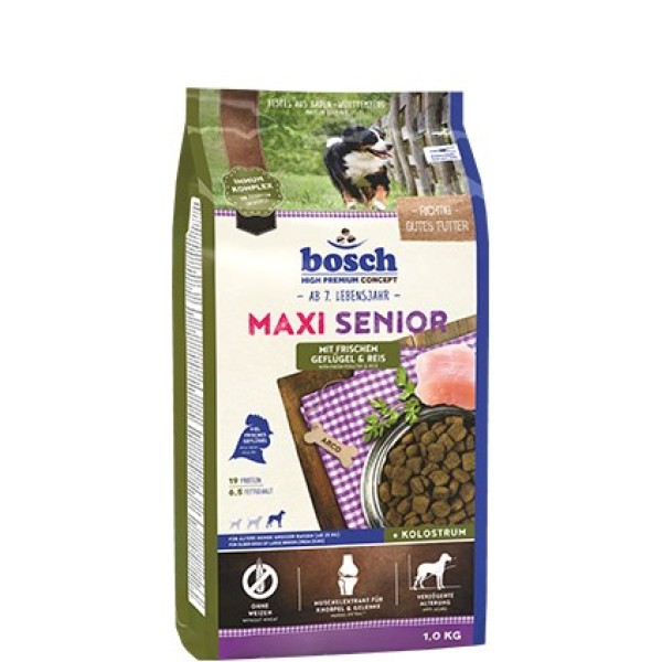 Bosch Hundefutter Maxi Senior Geflügel, 1er ...