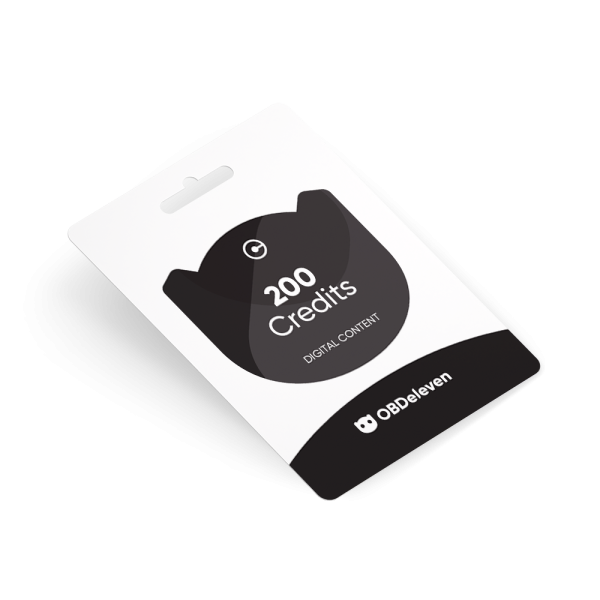 OBDeleven 200 Credits Card
