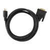 Gembird | HDMI 19pin male | DVI 18+1pin male | HDMI to DVI-D | 0.5 m