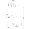 TECHLY 100730 Mobile stand for TV