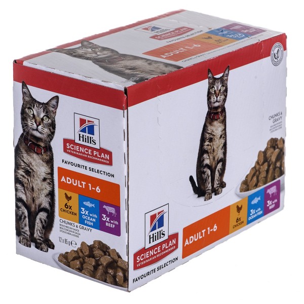 HILL'S Feline Adult Multipack Classic - ...