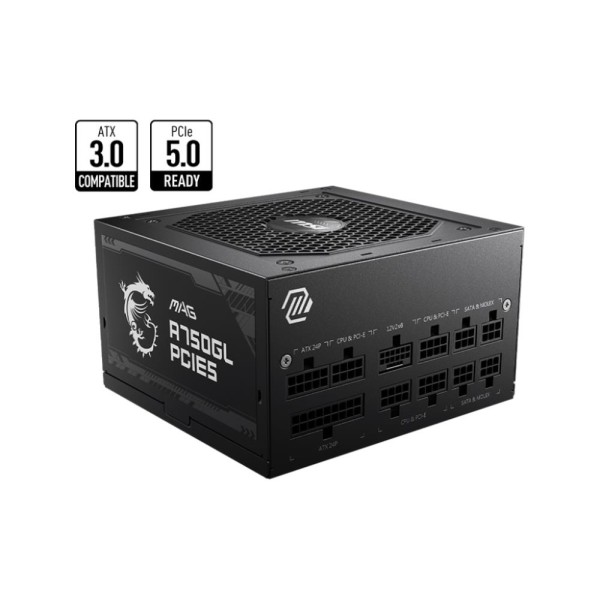 Power Supply|MSI|750 Watts|Efficiency 80 PLUS GOLD|PFC ...