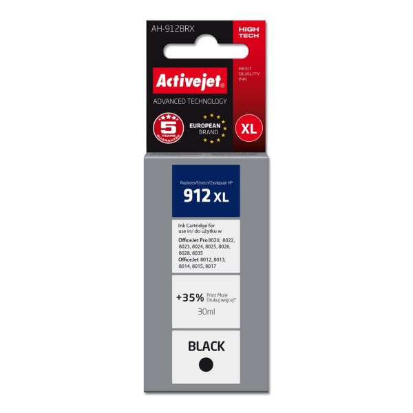 Activejet AH-912BRX Ink Cartridge (replacement for ...