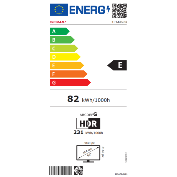 Sharp 65GR8265E | 65 | Smart ...