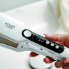 Adler Hair Straightener - Wide | AD 2325 | Ceramic heating system | Display LCD | Temperature (min) 150 °C | Temperature (max) 210 °C | Number of heating levels 7 | 120 W | White