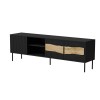 Cama INSERTO 3D1W TV cabinet 190x40x61.5 black + LED