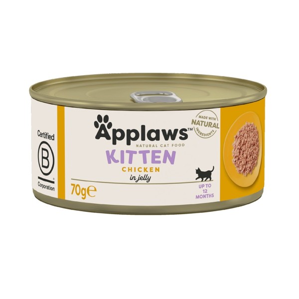 APPLAWS Natural Cat Food Kitten Chicken ...