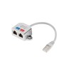 Lanberg adapter lan rj45/2x rj45 ftp splitter ad-0026-s