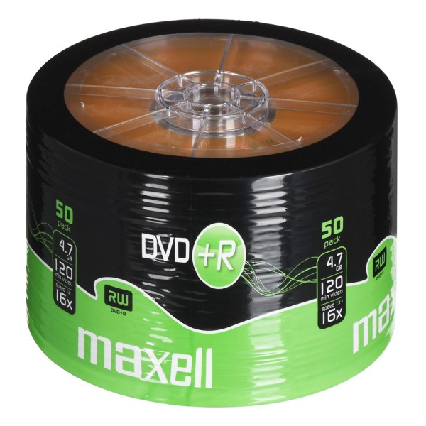 Maxell DVD+R 4.7GB 16x Spindle 50pk ...