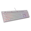Genesis THOR 303 | Mechanical Gaming Keyboard | Wired | US | White | USB Type-A | Outemu Peach Silent