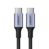 Ugreen US316 70428 USB-C to USB-C PD QC FCP 100W 5A 480Mb/s 3m Cable - Grey