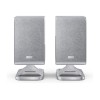Sharp HT-SPR52021(SL) Q Soundbar 2.0.2 Wireless Rear Surround Speakers, Silver | Sharp
