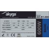 Akyga AK-B1-600 power supply unit 600 W 20+4 pin ATX ATX Grey