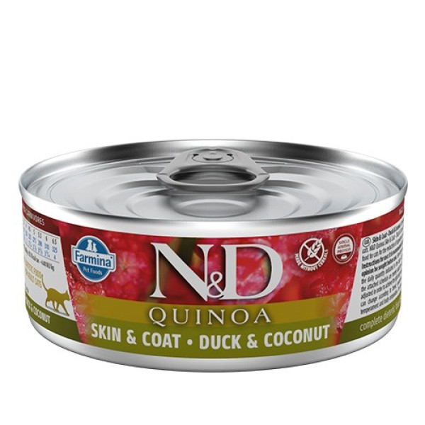 FARMINA N&D CAT QUINOA DUCK&COCONUT ADULT ...