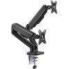 Goobay Double Monitor Mount with Gas Spring, Black