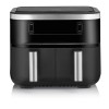 Severin FR 2453 fryer Double 3.25 L Stand-alone 2850 W Hot air fryer Black, Silver