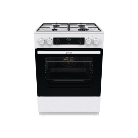 Gorenje Cooker | GKS6C70WJ | Hob type Gas | Oven type Electric | White | Width 60 cm | Depth 60 cm | 71 L
