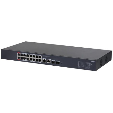 Switch|DAHUA|Desktop/pedestal|Rack|16x10Base-T / 100Base-TX / 1000Base-T|2xSFP|PoE ports 16|CS4220-16GT-240