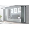 Cama Full cabinet VIGO '180' 180/40/30 white/grey gloss