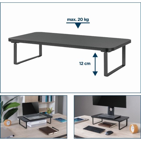 DISPLAY ACC ADJUSTABLE STAND/RECTANGLE MS-TABLE-03 GEMBIRD