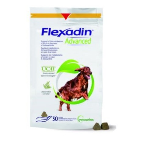Vetoquinol Flexadin Advanced- snacks for dogs- 30 tablets
