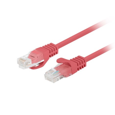 Lanberg PCU6-20CC-0100-R networking cable Red 1 m Cat6 U/UTP (UTP)