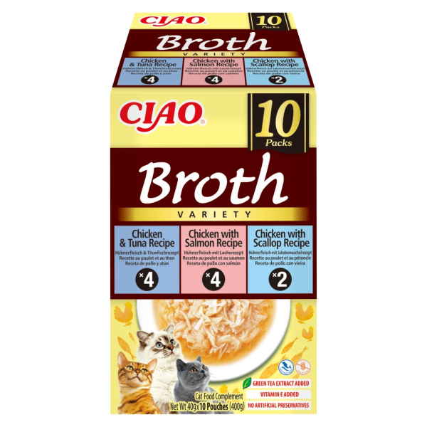 INABA CAT CIAO BROTH CHICKEN, FISH, ...