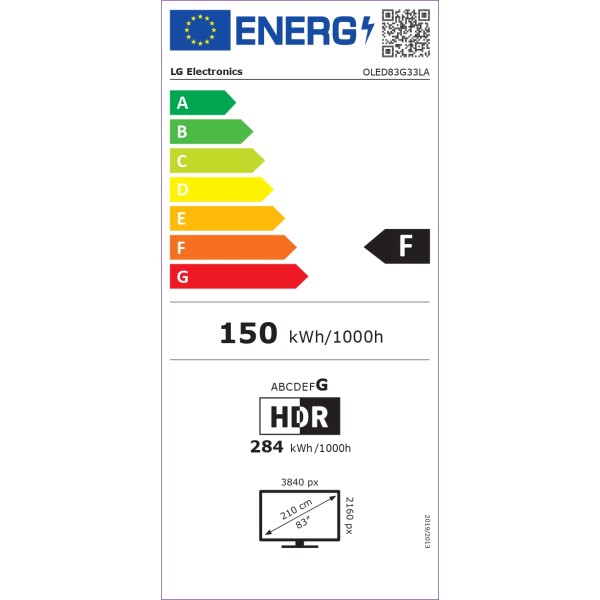 LG | OLED83G33LA | 83