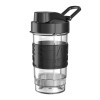 Adler | Blender | AD 4081 | Tabletop | 800 W | Jar material BPA Free Plastic | Jar capacity 0.4 + 0.57 L | Ice crushing | Black/Stainless steel