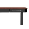 Tuckano Electric height adjustable desk ET119W-C Black/Walnut