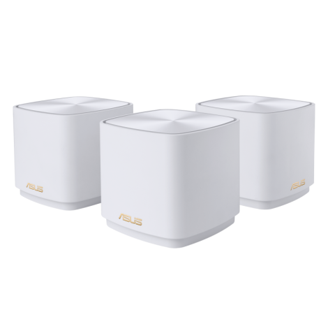 ZenWiFi XD4 Plus (W-3-PK) Wireless-AX1800 (3-pack) | 802.11ax | 1201+574 Mbit/s | 10/100/1000 Mbit/s | Ethernet LAN (RJ-45) ports 1 | Mesh Support Yes | MU-MiMO Yes | No mobile broadband | Antenna type Internal