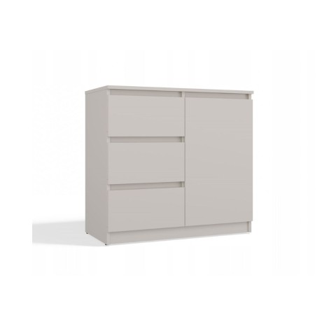 CHEST OF DRAWERS 1 DOOR 3 DRAWERS COLOUR CASHMERE