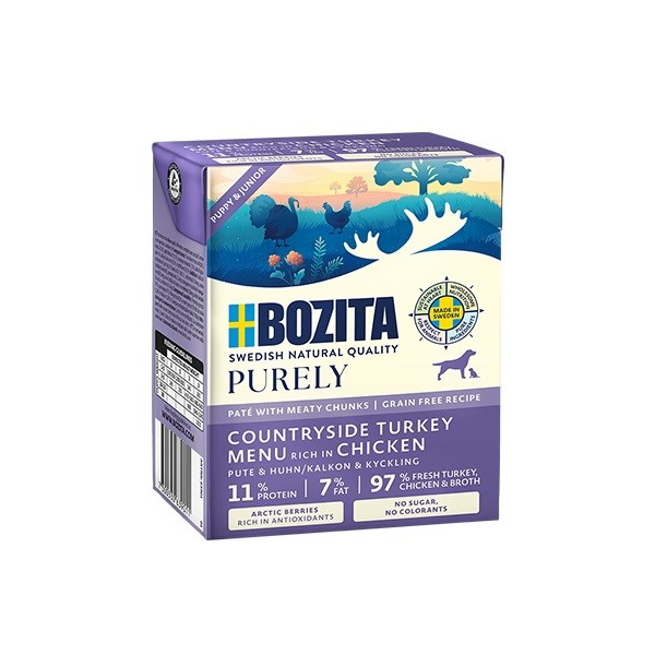 BOZITA Purely indyk z kurczakiem pasztecik ...
