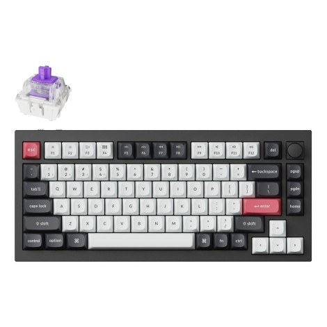 KEYBOARD WRL Q1 HE RGB/CARBON BLACK Q1H-M1 KEYCHRON