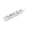 LANBERG POWER STRIP 1.5M WHITE, 5X 230V PL