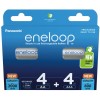 PANASONIC ENELOOP ZESTAW 4x AA 2000mAh + 4x AAA 800mAh